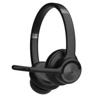 SPC Dreamer Pro – Bluetooth hoofdtelefoon, over-ear met microfoon, 40 uur batterijduur, ruisonderdrukking, twee gelijktijdige verbindingen, kleur zwart