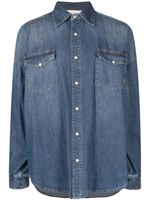 Alexander McQueen chemise en jean - Bleu