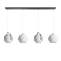 Hanglamp Orb opaal 4 lichts