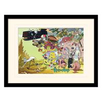 Rick And Morty Collector Print Framed Poster Creature Barrage (White Background) - thumbnail