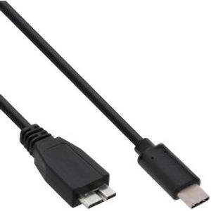 InLine USB 3.1 Typ C/Micro-B, 1.5m 1.5m USB C Micro-USB B Zwart