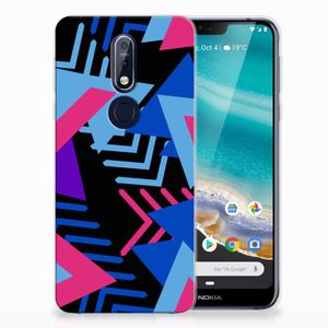 Nokia 7.1 TPU Hoesje Funky Triangle