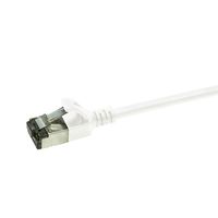 LogiLink CQ9071S RJ45 Netwerkkabel, patchkabel CAT 6A U/FTP 5.00 m Wit Extreem dun, Vlambestendig, Flexibel, Folie afscherming, Halogeenvrij, Snagless, - thumbnail