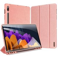 Dux Ducis Domo Samsung Galaxy Tab S7/S8 Tri-Fold Case - Rose Gold