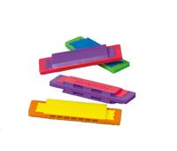 Amscan mondharmonica 8,4x2,1 cm 12 stuks