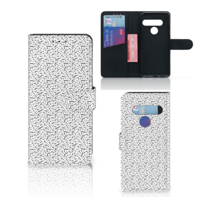 LG G8s Thinq Telefoon Hoesje Stripes Dots