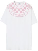 Burberry t-shirt en coton à logo imprimé - Blanc