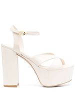 Stuart Weitzman sandales Miami Square 140 mm à plateforme - Tons neutres - thumbnail