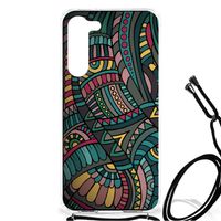 Samsung Galaxy S23 Plus Doorzichtige Silicone Hoesje Aztec