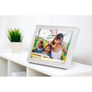 Braun Phototechnik DigiFrame 1019 WiFi weiss Digitale fotolijst 25.7 cm 10.1 inch Energielabel: C (A - G) 1280 x 800 Pixel 16 GB Wit