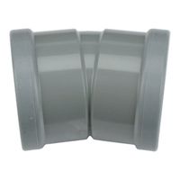 Wavin PVC manchet bocht 15° mof/mof 110mm SN8 1111211001
