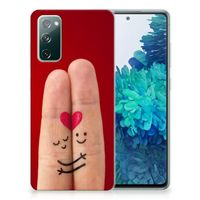 Samsung Galaxy S20 FE Silicone Back Cover Liefde - Origineel Romantisch Cadeau