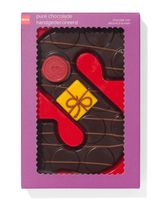 HEMA Handgedecoreerde Chocoladeletter Puur S 200gram