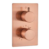 Saniclear Copper complete inbouw thermostaat geborsteld koper - thumbnail