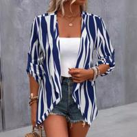 Shawl Collar Casual Loose Plain Jacket