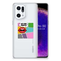 OPPO Find X5 Pro Silicone Back Cover Popart Princess - thumbnail