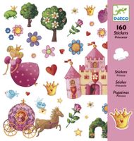 160 stickers Prinses Marguerite DJECO meerdere kleuren - thumbnail