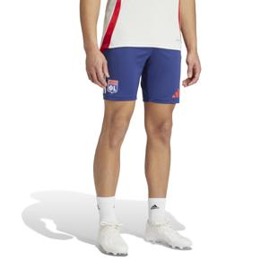 adidas Olympique Lyon Trainingsbroekje 2024-2025 Donkerblauw Rood Wit