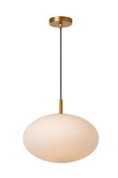 Lucide ELYSEE - Hanglamp - Ø 30 cm - 1xE27 - Opaal