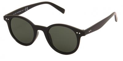 Kost zonnebril 21 027 unisex rond zwart/groen Kost zonnebril 21 027 unisex rond zwart/groen