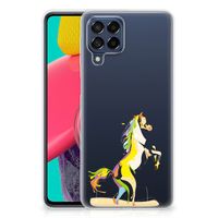 Samsung Galaxy M53 Telefoonhoesje met Naam Horse Color