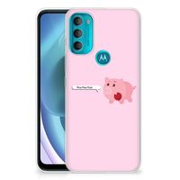 Motorola Moto G71 5G Telefoonhoesje met Naam Pig Mud