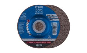 PFERD 64181115 CC-GRIND-STRONG 115 SG STEEL Schuurschijf Diameter 115 mm Boordiameter 22.23 mm 10 stuk(s)