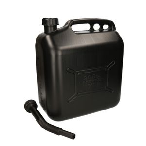 Jerrycan 20 liter zwart voor brandstof