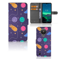 Nokia 1.4 Wallet Case met Pasjes Space - thumbnail