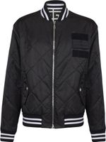 Balmain veste bomber à design matelassé - Noir - thumbnail