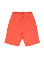 Off-White Kids short à lien de resserrage - Rouge