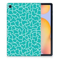 Samsung Galaxy Tab S6 Lite | S6 Lite (2022) Tablethoes Cracks Blue - thumbnail