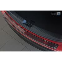 RVS Bumper beschermer passend voor 'Deluxe' Mazda CX-5 2014- Zwart/Rood-Zwart Carbon AV244025 - thumbnail