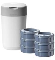 Tommee Tippee Tommee Tippee Sangenic Startpakket Twist & Click Wit + 6 Navul (1set)