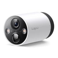 TP-Link Tapo C420 Bewakingscamera voor buiten, extra camera, 2K hoge resolutie, 5200 mAh oplaadbare accu, full-colour nachtzicht, intelligente identificatie, hub tapo H200 vereist