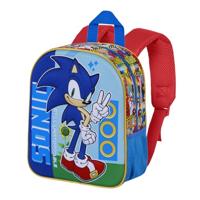 Sonic The Hedgehog - SEGA Unstoppable-Elite 3D-rugzak, blauw, 25 x 30 cm, inhoud 7 l, Blauwe Sonic, Eén maat, Elite 3D Rugzak