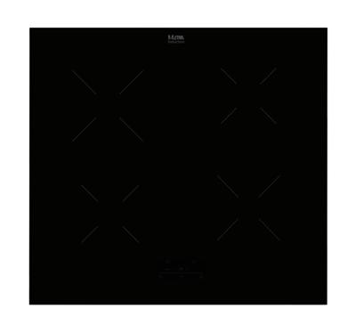 ETNA KIV360WIT kookplaat Zwart Aanrecht 60 cm Zoneloze inductiekookplaat 4 zone(s)