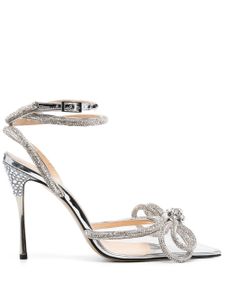 MACH & MACH crystal-embellished 120mm pumps - Argent