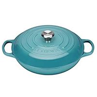 LE CREUSET - Signature - Campagnard braadpan 30cm 3,50l Caribbean Blue