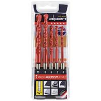 Alpen MultiCut 100805100 Carbide Multifunctionele boorset 5-delig 1/4 (6.3 mm) 1 set(s) - thumbnail