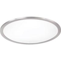 LED Plafondlamp WiZ - Smart LED - Trion Givon - 36W - Aanpasbare Kleur - Dimbaar - Afstandsbediening - Rond - Mat Nikkel