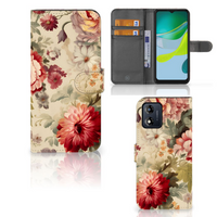 Hoesje voor Motorola Moto E13 4G Bloemen - thumbnail