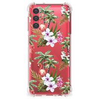 Samsung Galaxy A13 5G | A04s Case Anti-shock Flamingo Palms