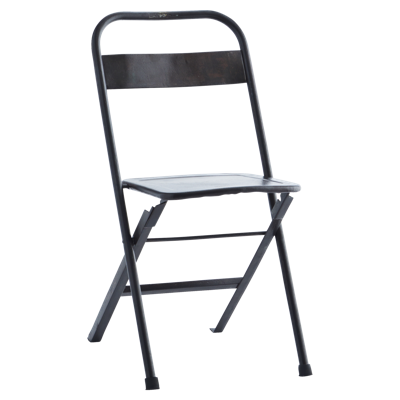 Madam Stoltz Vouwstoel Recycled Iron 81 x 50 x 41 Madam Stoltz Vouwstoel Recycled Iron 81 x 50 x 41