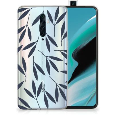 OPPO Reno2 Z TPU Case Leaves Blue