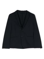 Il Gufo blazer boutonné à revers crantés - Bleu