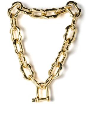 Parts of Four Schakelketting choker - Goud