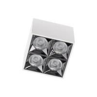 Nowodvorski Witte opbouwspot Midi Led 2x2 leds - 3000K 10047