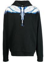 Marcelo Burlon County of Milan hoodie à imprimé Wings - Noir