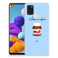 Samsung Galaxy A21s Siliconen Case Nut Home